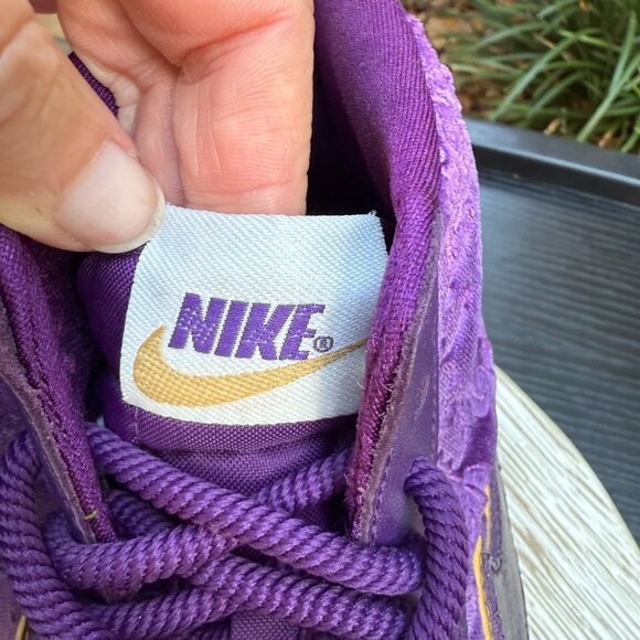 Nike Blazer Mid Night Purple Women's 7 Mid Top Basketball Sneakers Embroidered - Picture 6 of 14